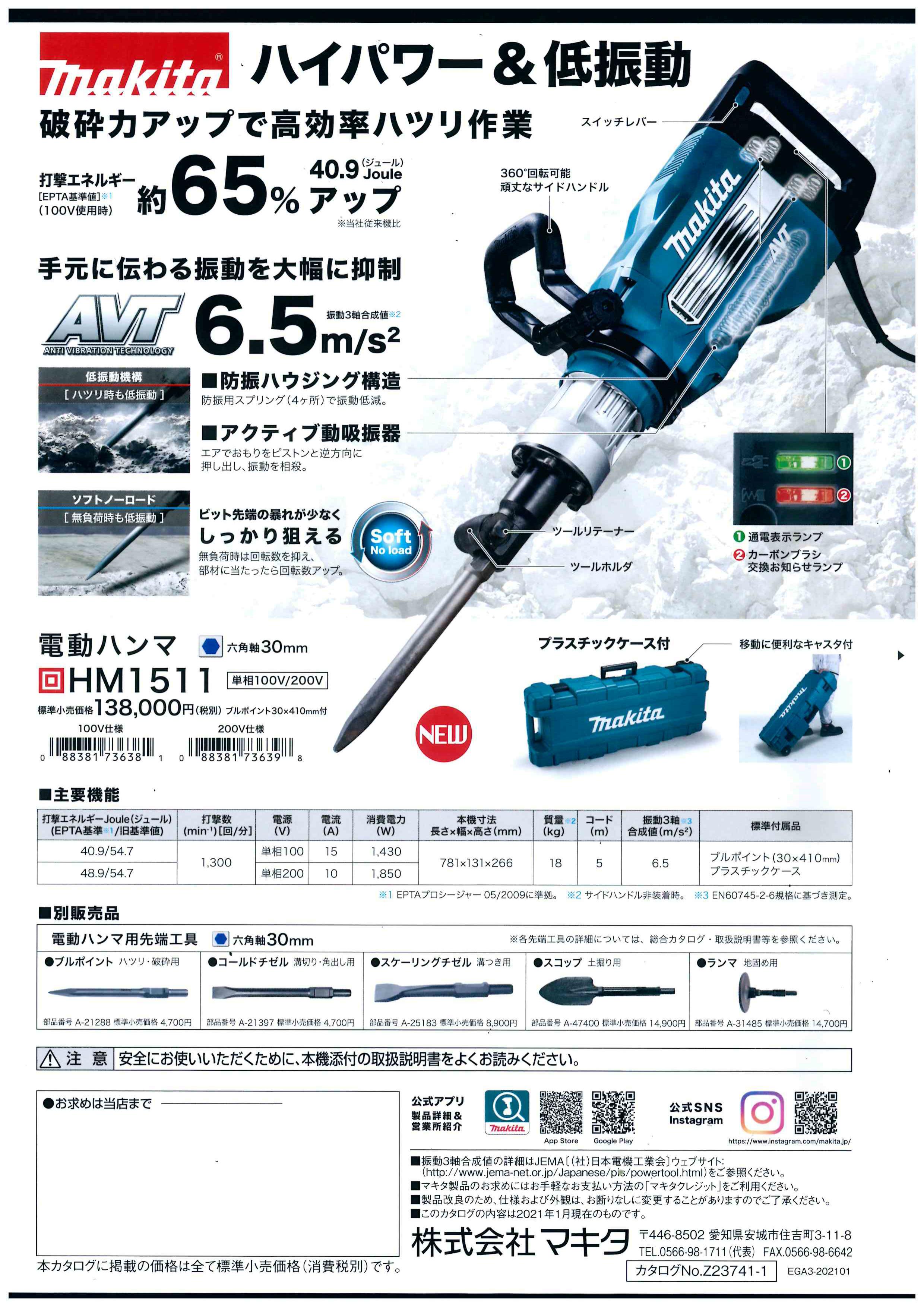 DIY FACTORY ONLINE JPB電動ハンマ200V makita HM1500 SHOPマキタ